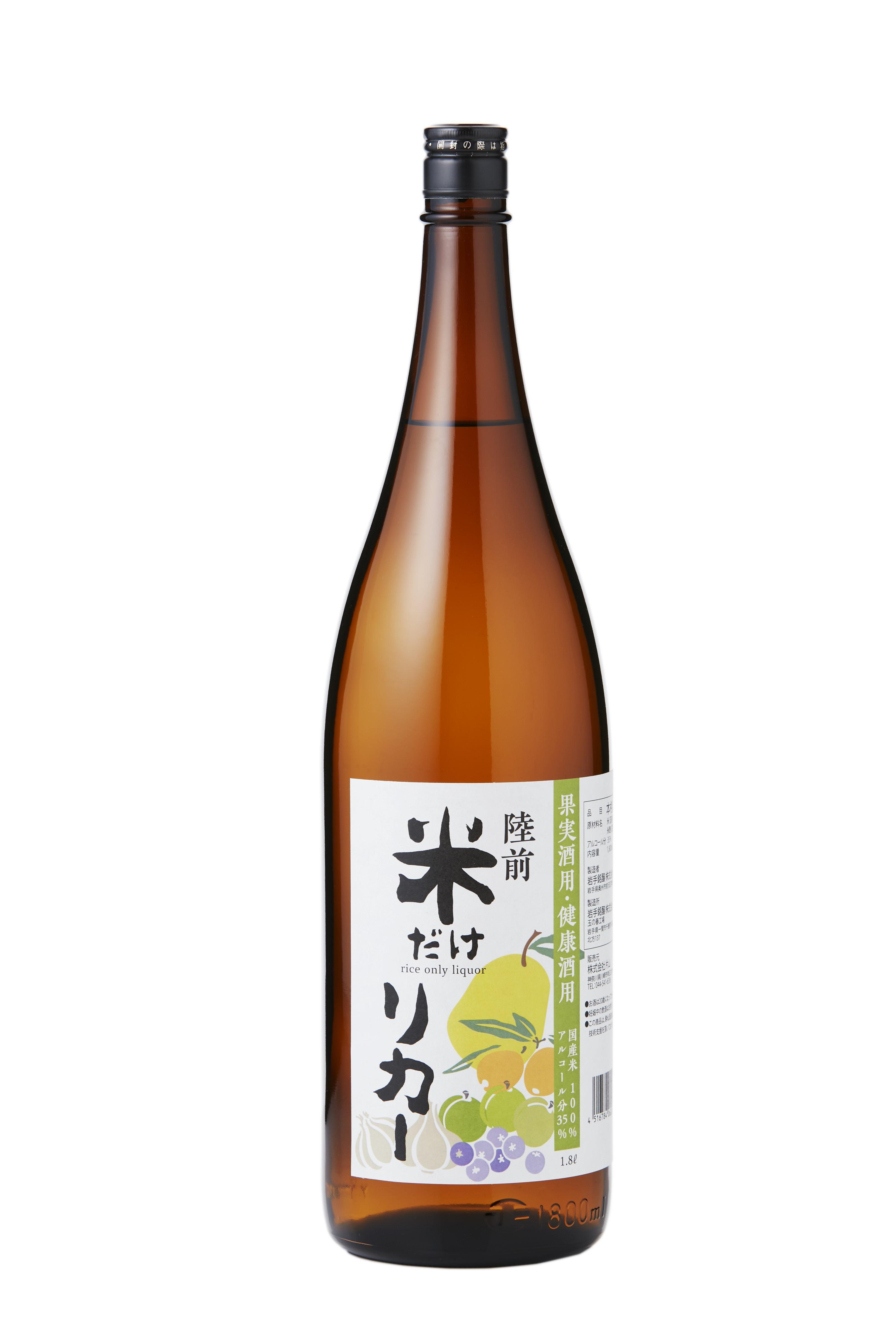 岩手銘醸 米だけリカー 1800ml x 2本 35% 本格米焼酎 発売元 株式会社片山 【kw0134-0021】
