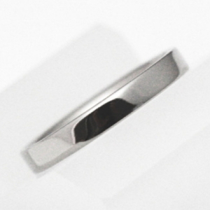 純チタン平打リング (幅2.5mm) 14号 | アクセサリー リング