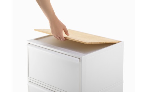 クローゼットシステム用竹製天板（ワイド）ナチュラル　CS-P15 ／  クローゼット 収納 組み合わせ 引出し ライクイット like-it 奈良県 葛城市【like026】_イメージ4