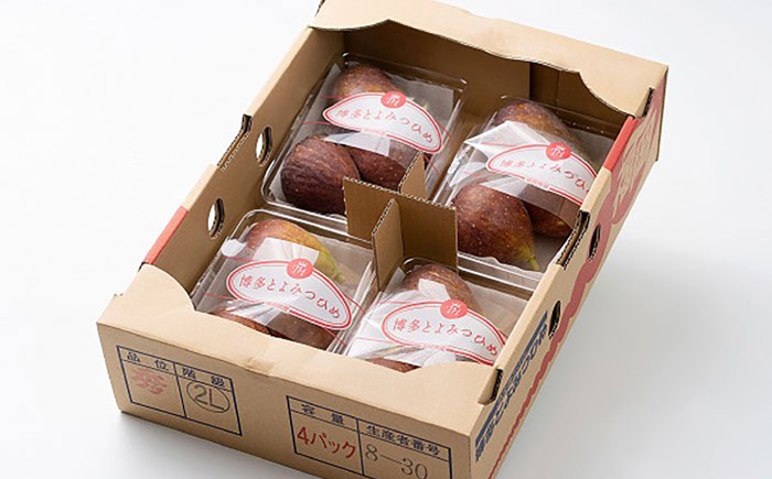 【先行予約】福岡産ブランド 無花果 とよみつひめ 約300g×4パック【2026年8月上旬～順次発送】《豊前市》【南国フルーツ株式会社】＜北海道・沖縄・離島配送不可＞いちじく フルーツ 季節 果物 [VBY008]