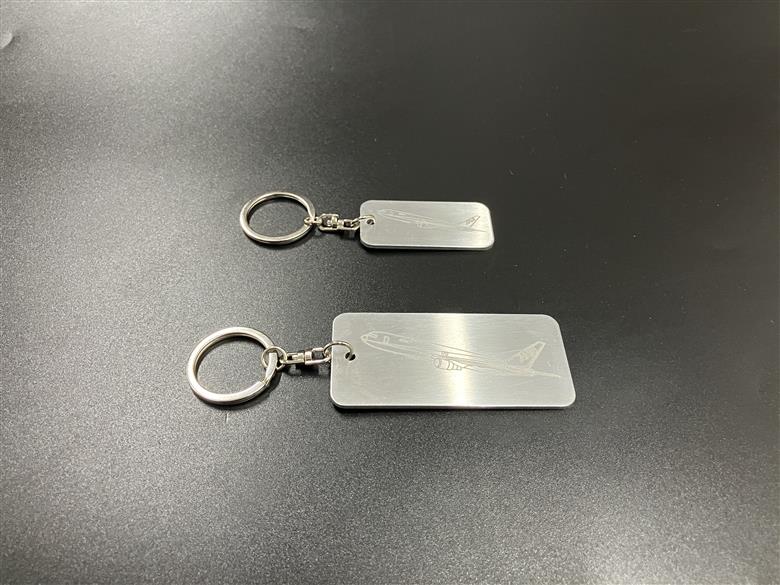 1075【ANA限定】B767 アップサイクル タグキーホルダー(大)