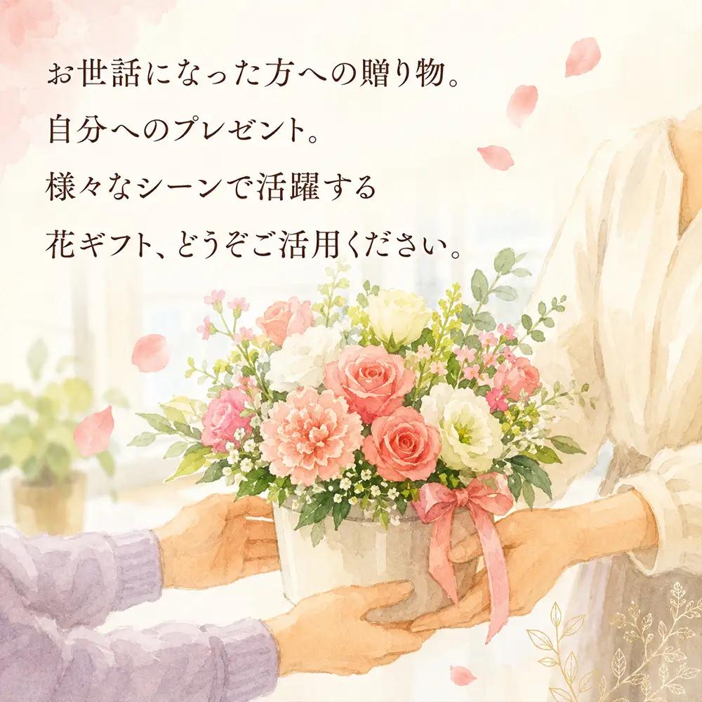 オリジナル 寄せ植え 5000円相当｜母の日 誕生日 花ギフト 「百花-MoKa-」
