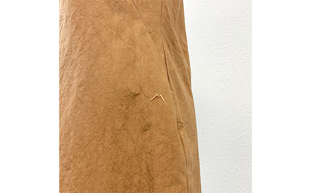 【遠州織物】武襯衣コットンキャップワンピース　フリーサイズ 6色 赤茶