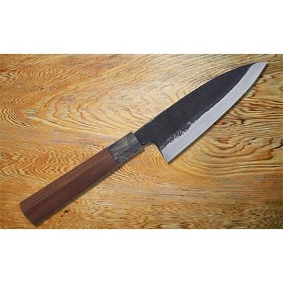 ふるさと納税 須崎市 【土佐打刃物】黒打ち舟行型万能包丁5寸(白鋼)+砥石セット |  | 01