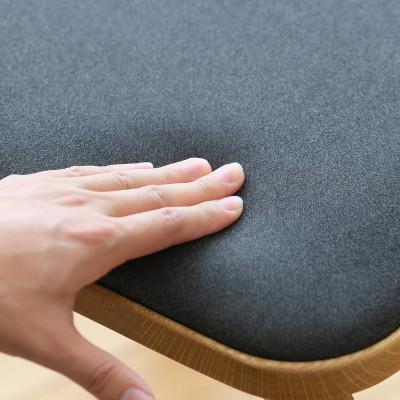ふるさと納税 府中市 府中市の家具　コッコスツール　オーク材/生地:ラムース(ダークブラウン)(組み立て式) |  | 03