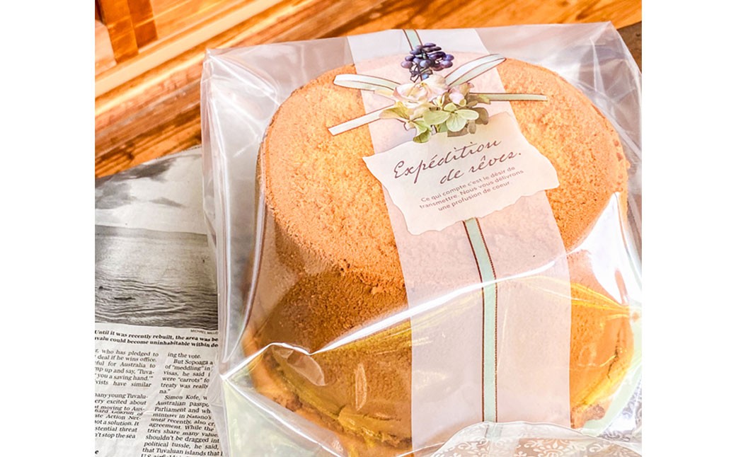 
                  foafoaの米粉シフォンケーキ 1ホール（ クリームチーズ味 ） 小麦粉・乳製品不使用 スイーツ おやつ 静岡県 菊川市
                