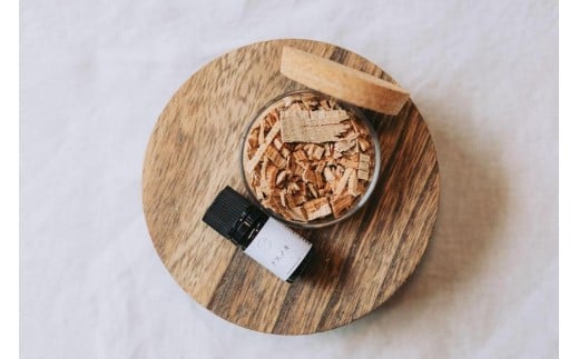 くすのき精油 5ml ＆チップディフューザーセット