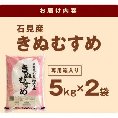 ふるさと納税 浜田市 【令和7年産】《11月より順次発送》石見産きぬむすめ　10kg(5kg×2袋) |  | 01