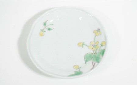 【波佐見焼】小花紋 小皿 3枚セット 食器 皿 【藍水】 [GB37]  波佐見焼