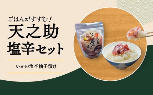 天之助 塩辛セット 〈 漬物 塩辛 イカ いか 塩辛 手づくり 小分け 冷凍 海産物 手造り イカの塩辛 烏賊 ご飯 白飯 ごはん 日本酒 ビール 珍味 酒の肴 〉