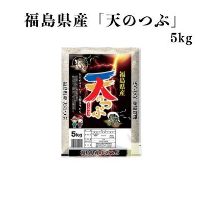 ふるさと納税 福島市 【令和7年産】福島県産米「天のつぶ」精米 5kg  1袋No.2749