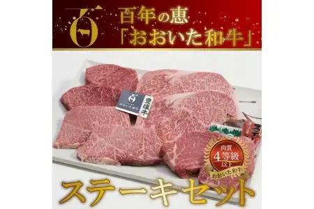 百年の恵 「おおいた和牛」 ステーキセット約800g A01066