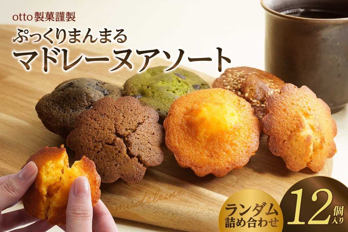 
            otto製菓謹製 ぷっくりまんまるマドレーヌアソート12個
          