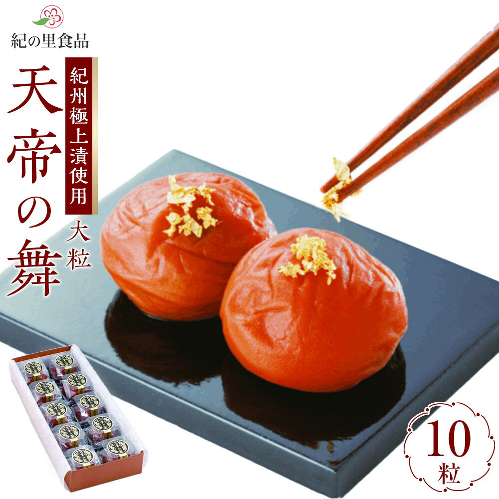 【ふるさと納税】極選の梅 天帝の舞 1箱10粒入り ［Kn11］ | 梅干 食品 加工食品 人気 おすすめ 送料無料
