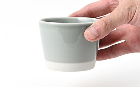 【波佐見焼】 Pasty（パスティー）　ミニカップ　パステルグレー 5個セット そばちょこ【福田陶器店】[PA397]