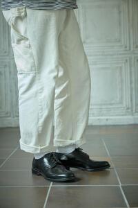 BEP-102 サービスシューズ プレーントゥ Dウィズ BLACK（ブラック）　メンズ ファッション 靴 シューズ ガラスレザー 革靴 24.5cm～28.0cm 26.5cm