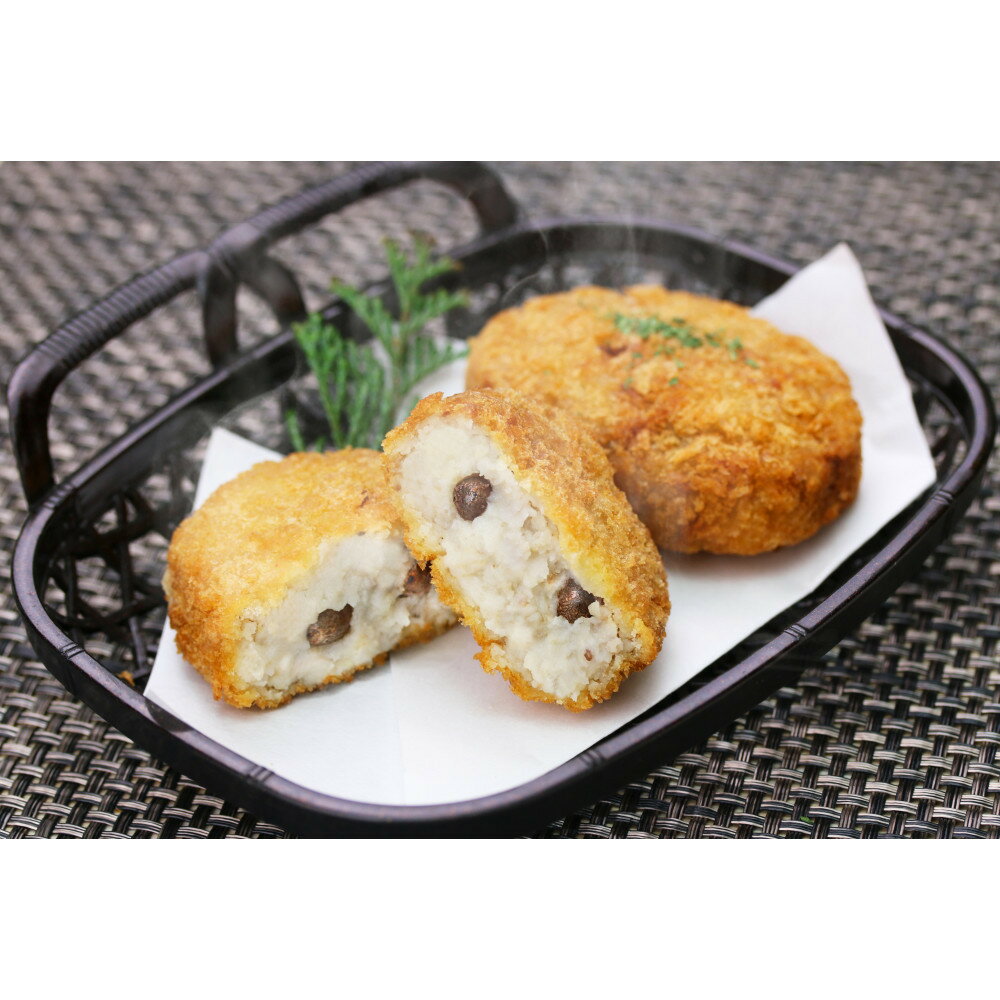 【ふるさと納税】むかご入り自然薯コロッケ5個セット | 食品 加工食品 人気 おすすめ 送料無料