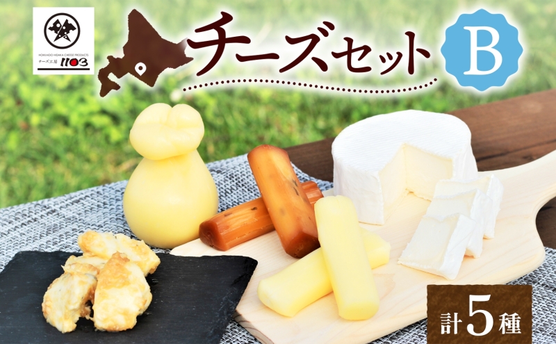 チーズセットB 計5種 通常包装 チーズ工房1103《90日以内に出荷予定(土日祝除く)》ストリング拓 ストリング日高 味噌チー カチョカバロ 生カマンベール チーズ チーズセット 乳製品 送料無料 ギフト 贈り物 北海道 日高町---hohdk_ck_2_5set---