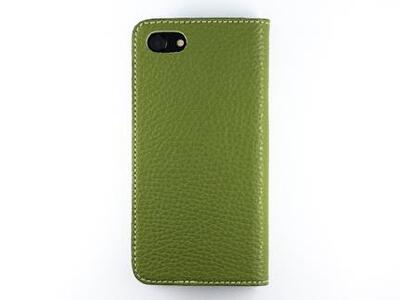 maf pinto アイフォーンケース 本革 日本製 (iPhone SE 第2世代 ／ 8 ／ 7, ) ADRIA LINE 【グリーンティー】
