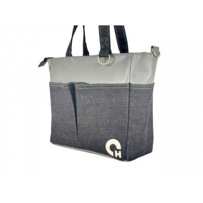 ふるさと納税 東海村 ポケット沢山バッグ(ダークグレー)