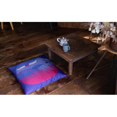 ふるさと納税 富士吉田市 干支座布団 うし(丑) 八端判59×63cm 洗える座布団カバーと中綿ヌードのセット 日本製 |  | 03