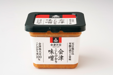会津こしひかり味噌 500g×4個｜會津 みそ 調味料 お味噌 [0356]