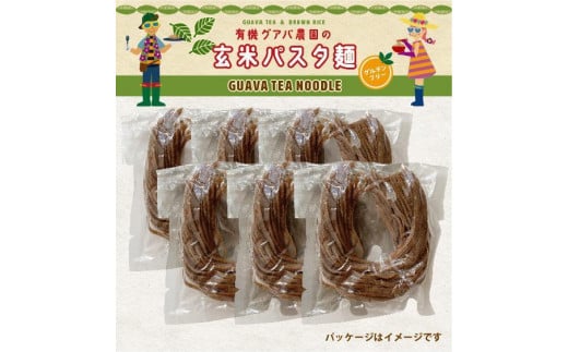 有機グアバ農園のグルテンフリー玄米パスタ麺 100g×6袋セット【グルテン フリー ダイエット 健康 食品 人気 おすすめ 高知県 南国市】