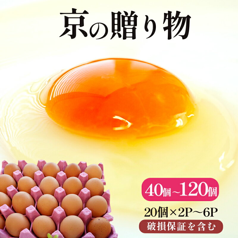 【ふるさと納税】 卵 40〜120個 無選別 MS〜LL 京の贈り物 割れ保証含む 20個×2パック 20個×4パック 20個×6パック 選べる 容量 玉子 たまご 鶏卵 甘い 赤卵 まとめ買い 新鮮 直送 冷蔵 木酢液 たくさん オムレツ 卵かけ ゆで卵 朝食 料理 人気 三和鶏園 京都 舞鶴