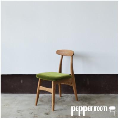 ふるさと納税 小野市 ダイニングチェア　02　モケットグリーン