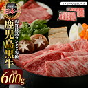 【ふるさと納税】鹿児島黒牛すきやきセット(計600g)5等級 黒牛 牛肉 肉 すき焼き すきやき 肩ロース カタロース スライス リブロース セット おかず【JA鹿児島いずみ】ja-6012