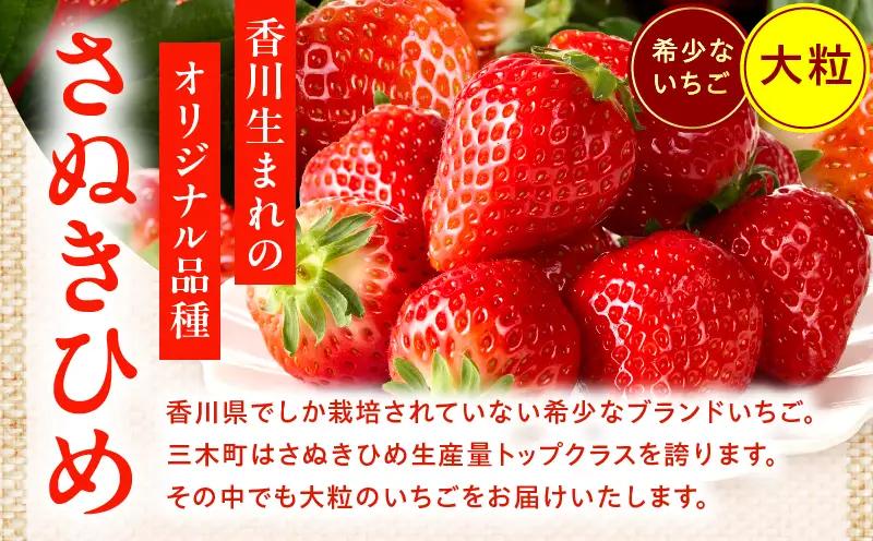 【先行予約】苺音ラグジュアリー～冬の大粒さぬきひめいちご～　約850g | スイーツ いちご イチゴ ストロベリー さぬきひめ さぬき姫 苺 冷蔵 フルーツ 旬 果物 香川県 デザート 青果物 おすす