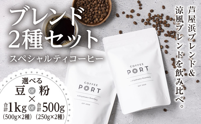 
[ブレンド2種各250g] 世界流通量上位５％のスペシャルティコーヒー
