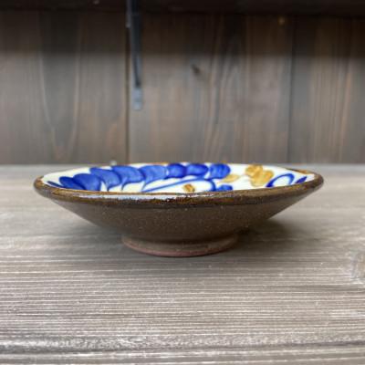 ふるさと納税 西原町 やちむん 唐草紋様 5寸皿(染付)青 |  | 01