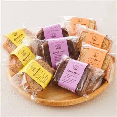 お菓子詰め合わせ セット(人気 パウンドケーキ 3種類×6コ)＜北海道のおすすめスイーツセット ＞_詰め合わせ セット パウンドケーキ 人気 クランツ国誉店 スイーツ スィーツ 焼菓子 個包装 小分け