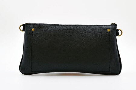 AX012-3　益子の革工房maharoのサコッシュ（S）ブラック