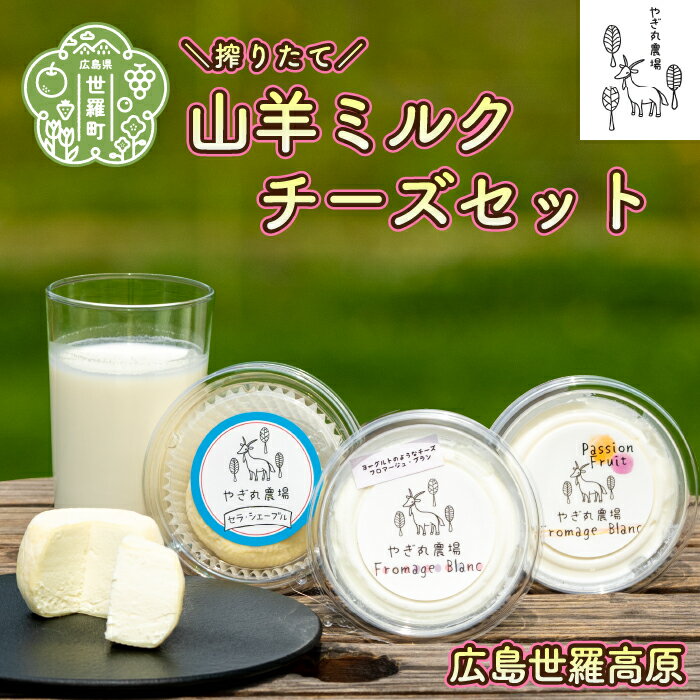 【ふるさと納税】山羊ミルクチーズセット《やぎ丸農場セット》【中央酪農会議会長賞受賞/セラ・シェーブル入り】国産 やぎ ヤギ ミルク チーズ A033-01