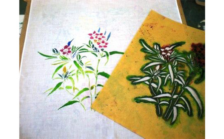 No.493 ちちぶ銘仙館　コースター織り、型染め、藍染めの3つの体験セット