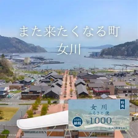 「女川ふるさと便」1000円分×3枚【1674172】