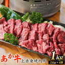 【ふるさと納税】あか牛 上赤身焼肉用 1kg (250g×4個) 有限会社幸路《60日以内に出荷予定(土日祝を除く)》 あかうし 赤牛 焼肉 冷凍 小分けパック