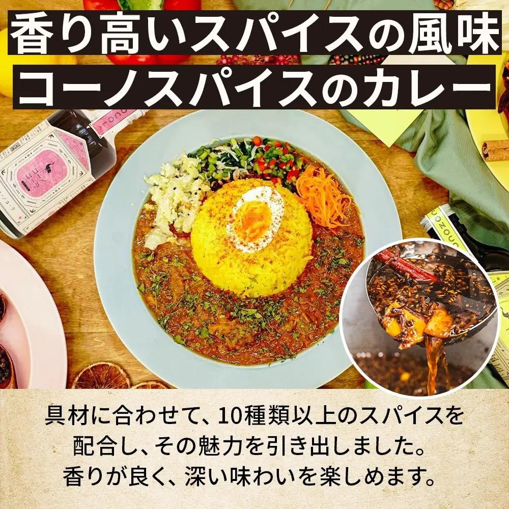 コーノスパイス チキンカレー 甘口 200g×3パック スパイスカレー 鶏肉 鶏ガラスープ 小麦粉不使用 グルテンフリー スパイシー カリー CONO SPICE コーノコーラ 愛知県 名古屋市