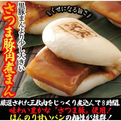 ふるさと納税 志布志市 【毎月定期便】鹿児島県産 さつま豚角煮まんじゅう(15個入り)全3回 |  | 01