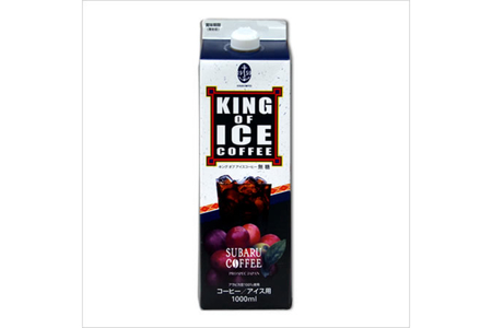 KING OF ICE 1000ml 2本セット コーヒー 珈琲 アイスコーヒー 無糖 紙パック ドリンク 珈琲店 飲み物 飲料 大容量 1L キングオブアイス KING OF ICE 昴珈琲店 お取
