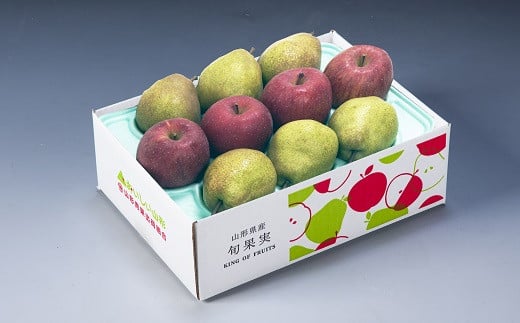 
            ラ・フランスとふじりんご詰め合わせ　３ｋｇ　0020-2514
          
