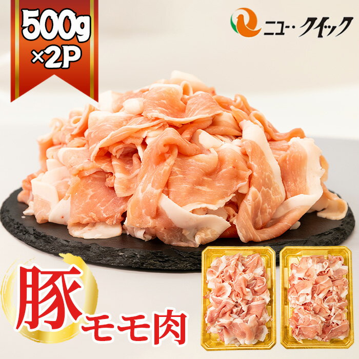 【ふるさと納税】 豚モモ肉　500g×2P ／ 豚肉 ぶたにく ブタニク 使いやすい 野菜炒め カレー 焼肉 おかず 惣菜 肉料理 送料無料 神奈川県