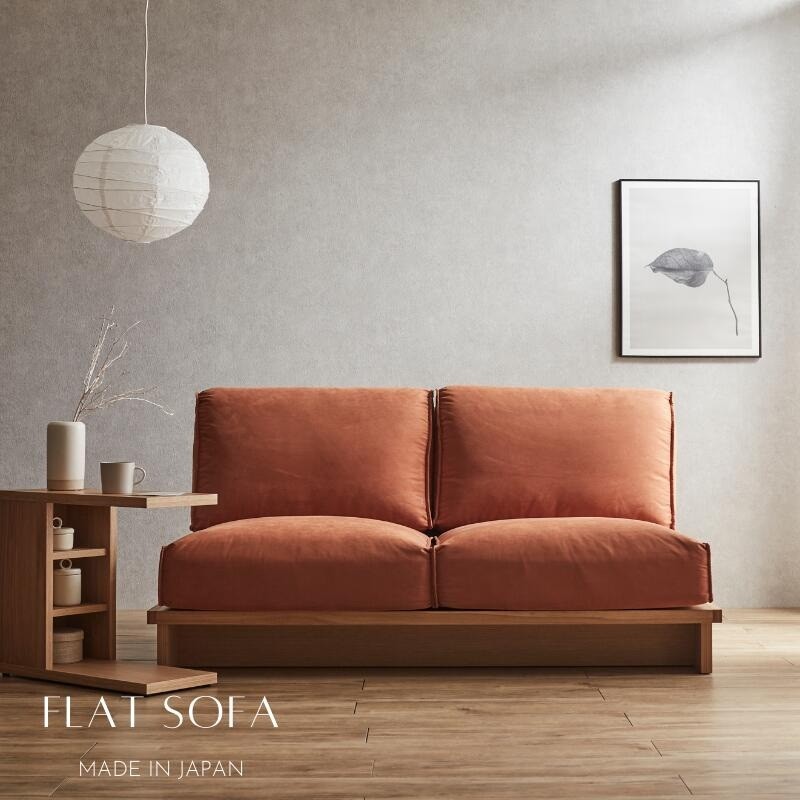 
                  【生地全10色】【選べるカラー】FLAT ソファ 150cm オーク色 CUERA生地 ソファー 木製 無垢 2人掛け ペット対応生地 家具 インテリア おしゃれ ローソファ モダン ナチュラル シンプル 日本製 国産
                