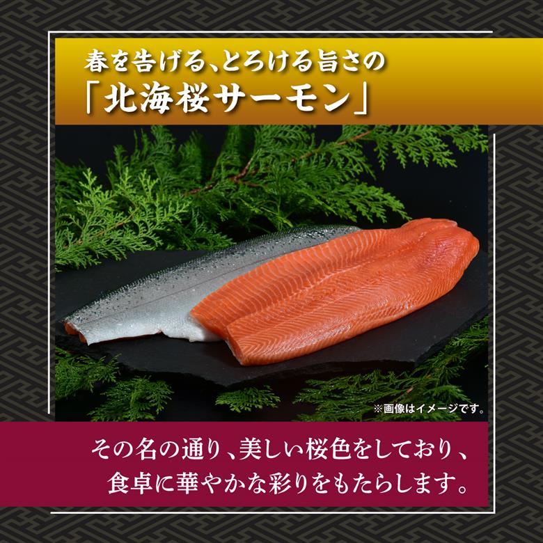 北海桜サーモン 半身 2~2.5kg 新鮮 刺身 冷蔵 陸上養殖 生食可 桜色 トラウト サーモン 鮭 生鮭 サケ さけ 国産 北海道産 道産 松前産 産地直送 お取り寄せ 海鮮 鮮魚 魚介 活〆 グ