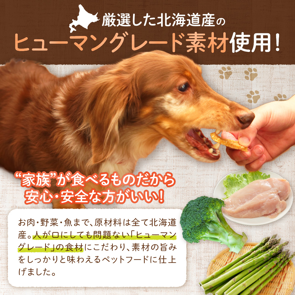 ワンちゃん大喜び！北海道産地鶏と野菜の完全無添加ジャーキーセット（10種類×1袋）