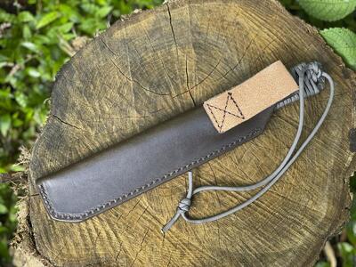 土佐鍛【焚き火遊び鉈 フルタング】(グレー)