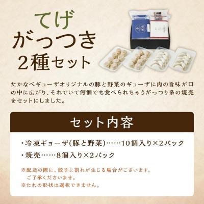 ふるさと納税 高鍋町 てげがっつきセット(豚と野菜のギョーザ+焼売) |  | 03