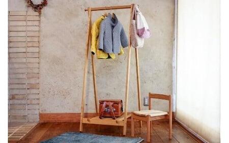 【通常配送】ハンガーラック 国産材 木製 収納ラック 木製家具 木工製品 飛騨の家具 飛騨家具  無垢 おしゃれ 人気 おすすめ 新生活 発送時期が選べる【オークヴィレッジ】AH076VC13